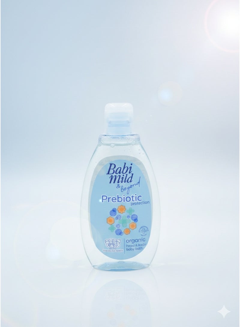 Babi Mild Beyond - Prebiotic Protection | Head & Body Baby Bath 180ml